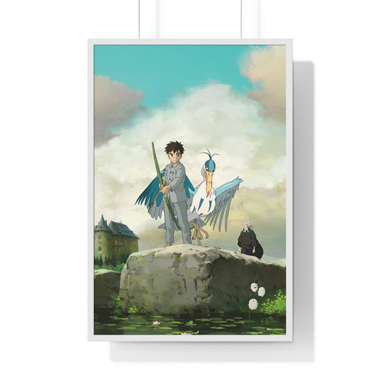 The boy and the heron Framed Poster