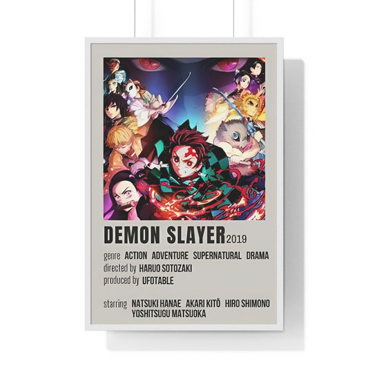 Demon slayer Framed Poster