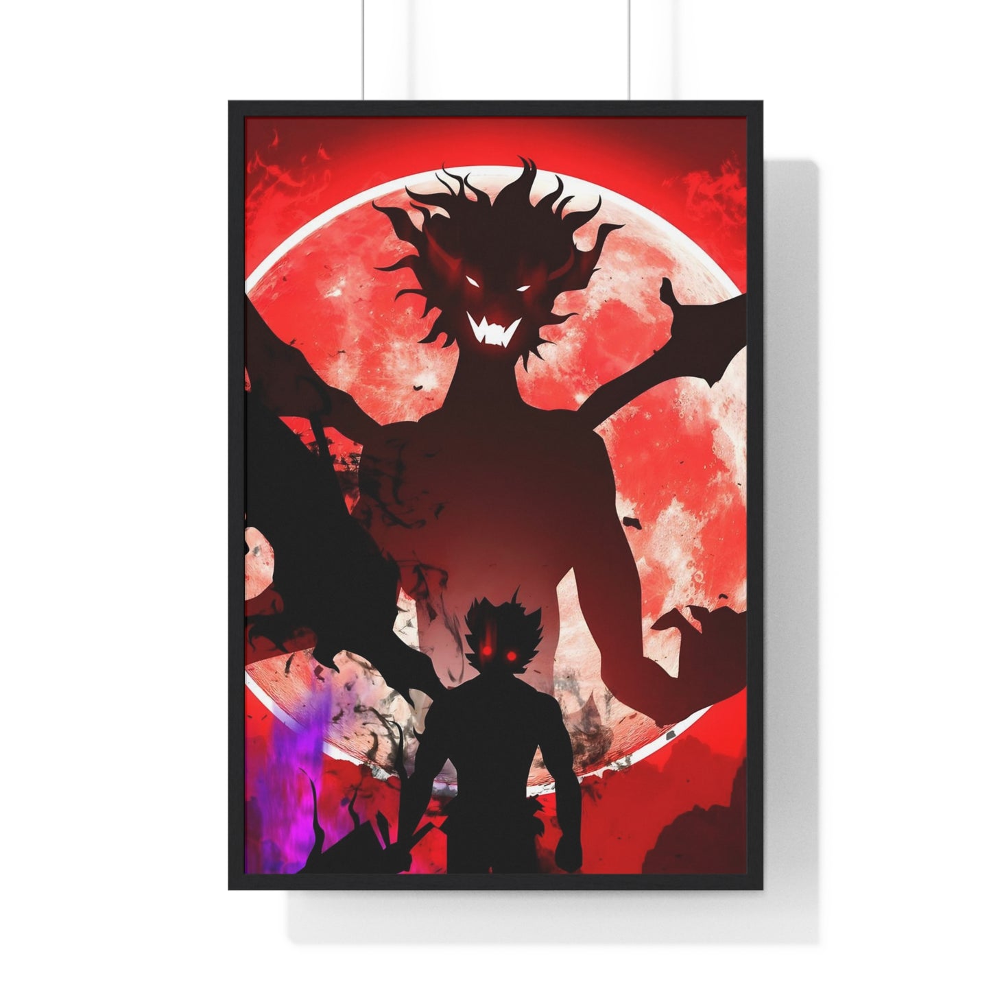 Black clover Framed Poster