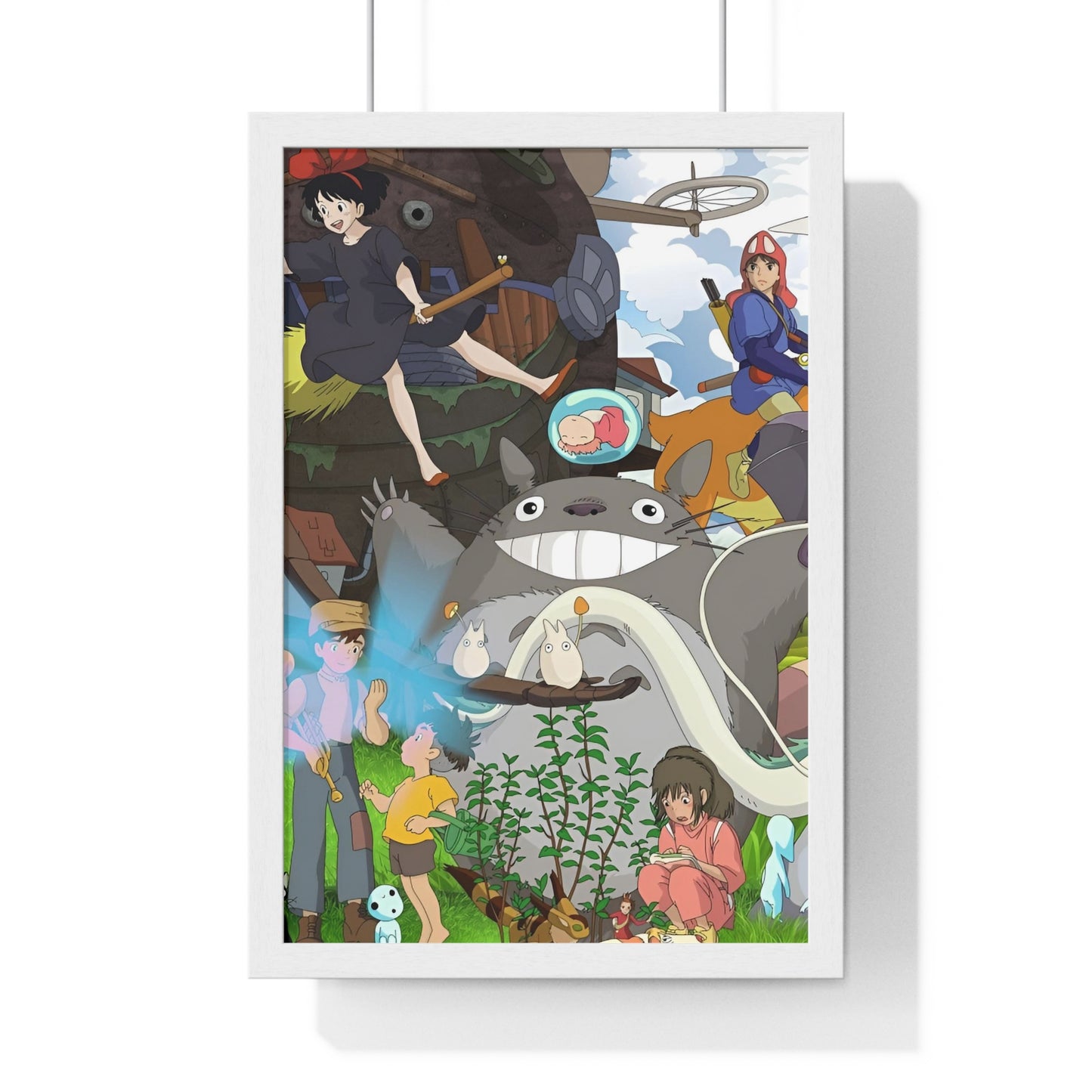 Studio Ghibli Framed Poster