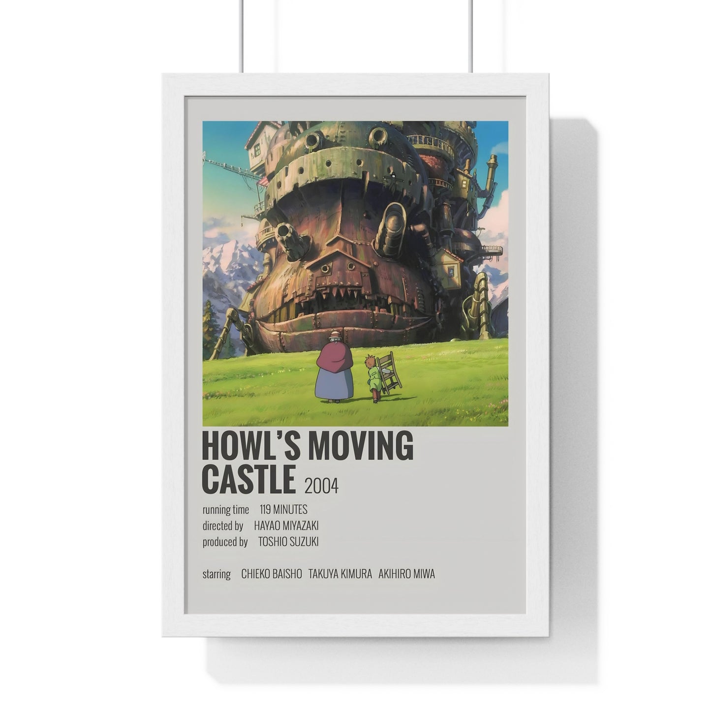 Howl's Moving Castle Framed Poster