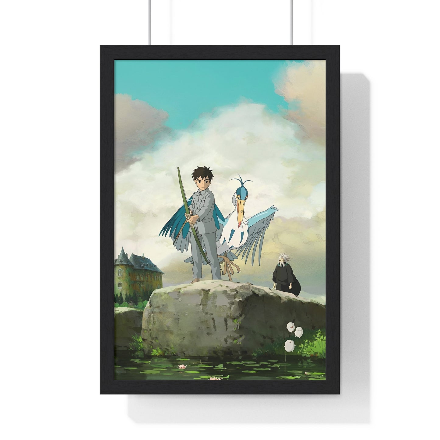 The boy and the heron Framed Poster