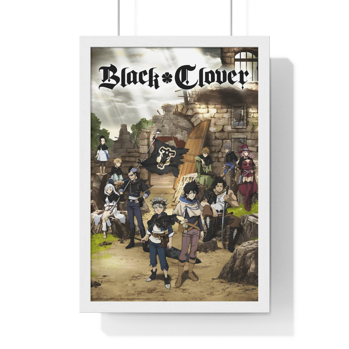 Black clover Framed Poster