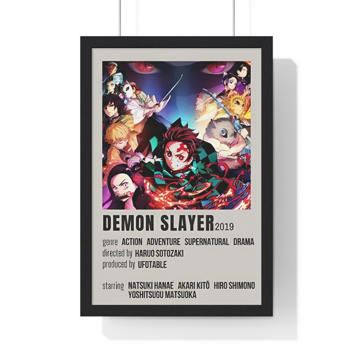 Demon slayer Framed Poster