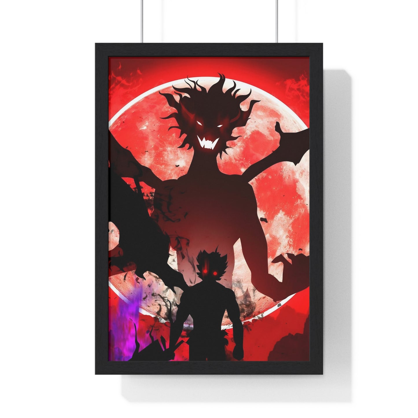 Black clover Framed Poster