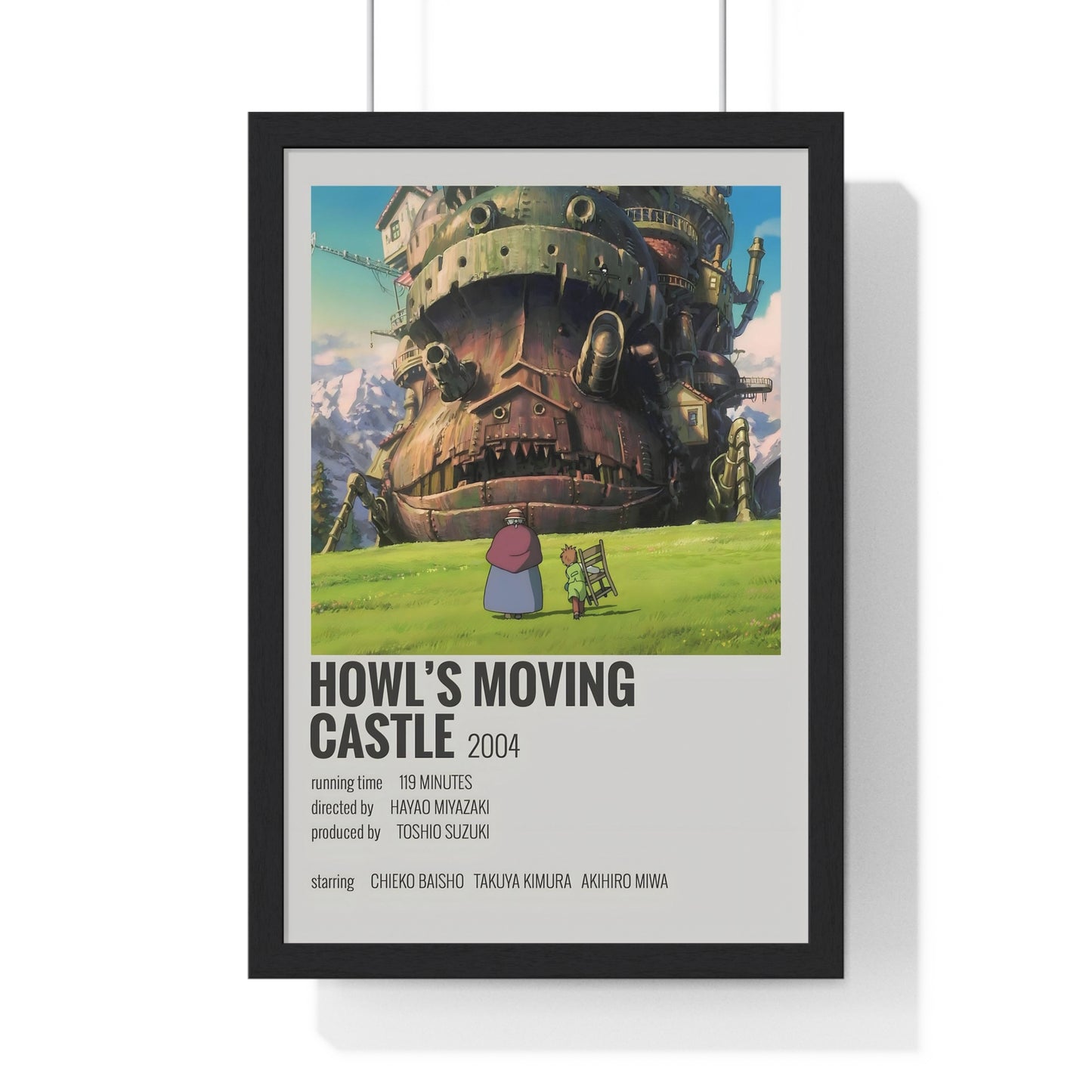 Howl's Moving Castle Framed Poster